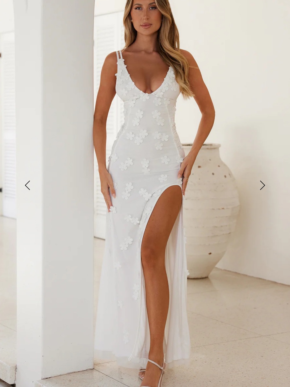 NWT HELLO MOLLY SPRINKLE DAISIES MESH MAXI